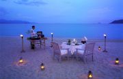 Dinner on beach
