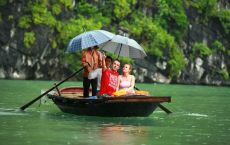 Bamboo boat trip