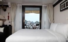 Double private balcony