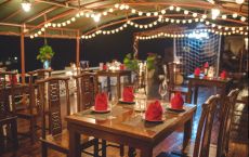 Dinner on Cruise sundeck