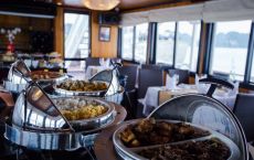 Buffet brunch with great food