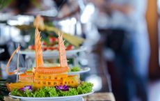 Buffet brunch with great food